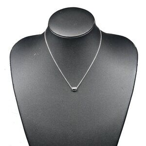 TIFFANY&Co. Bean Necklace Silver925 2.8g Women